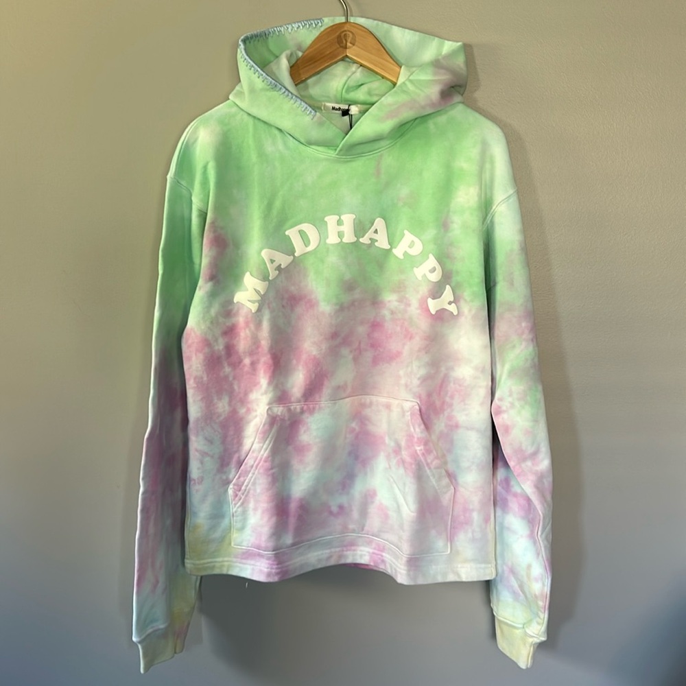 Madhappy‎ Pastels Tie Dye Universal Hoodie sz S NWT
